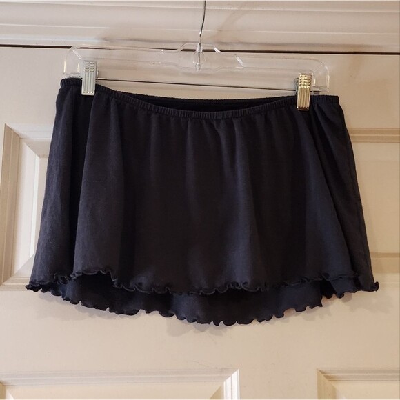 American Eagle dark gray strapless crop top L - Picture 1 of 4